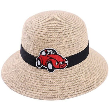 chapeau enfant blanc paille